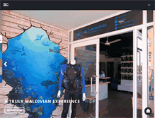 Tablet Screenshot of diveclubmaldives.com